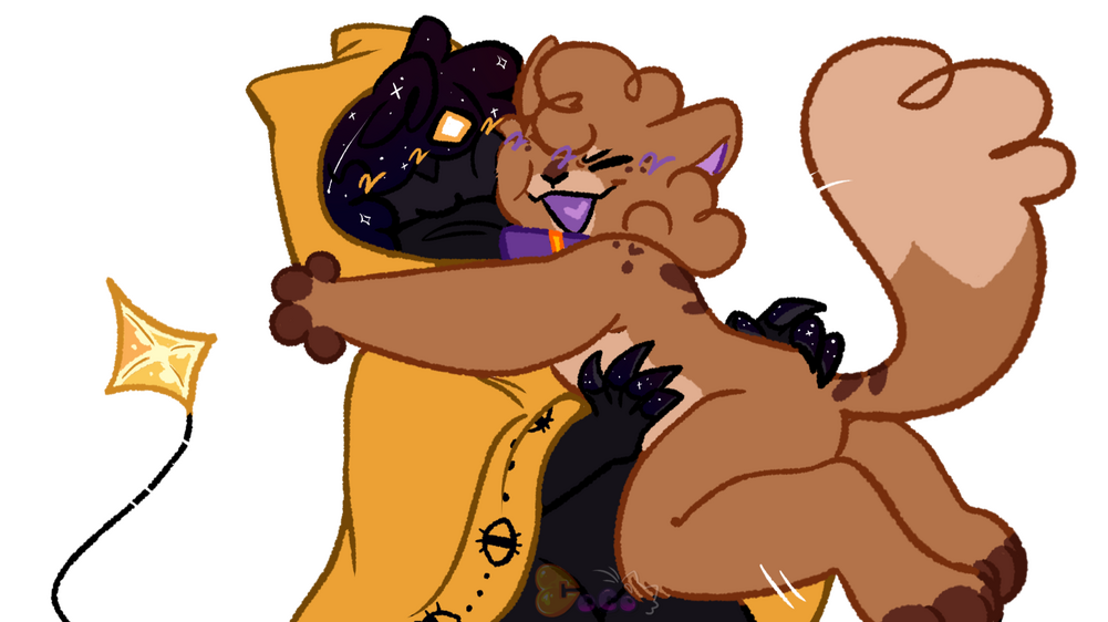 Hugs! (coco and creeps)