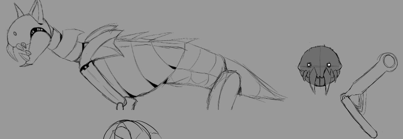 Robot creations Sketches